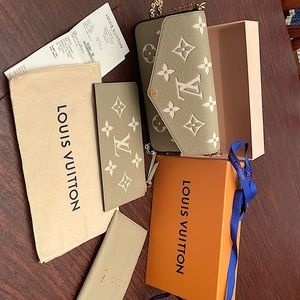 Brand new Louis Vuitton felecie Pouchette